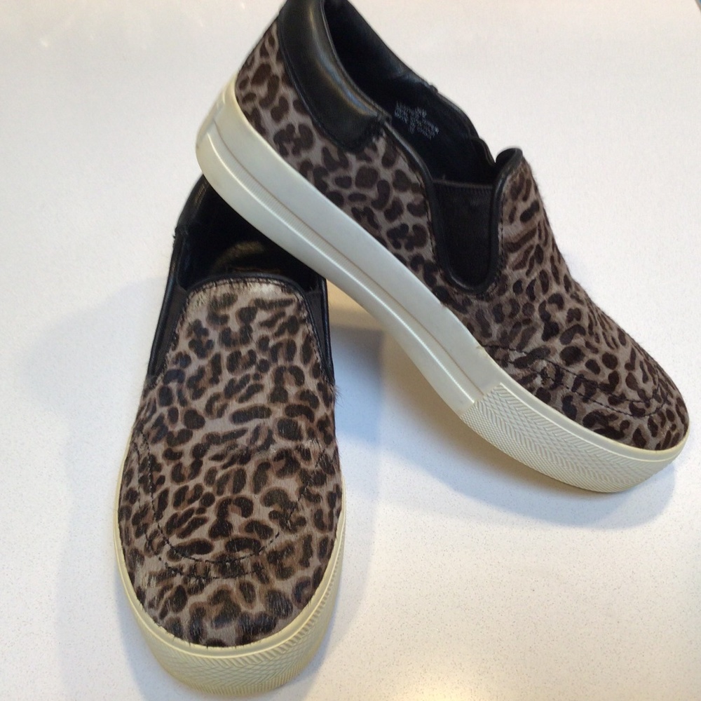 Ash Animal Print Calf Hair Sneaker